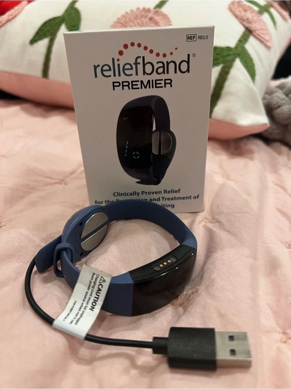 Reliefband Premier Motion Relief Wristband - Blue